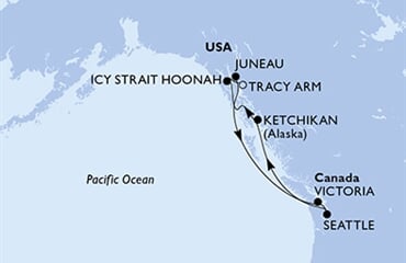 MSC Poesia - USA, Kanada (Seattle)