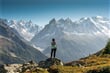 výhled na Mont Blanc
