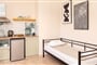Aparthotel Nisea: fotografie vybavení exteriérů a interiérů ubytování.