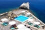 Aparthotel Cavos Bay: fotografie vybavení exteriérů a interiérů ubytování.