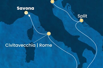 Costa Deliziosa - Itálie (ze Savony)