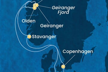 Costa Diadema - Německo, Dánsko, Norsko (z Kielu)