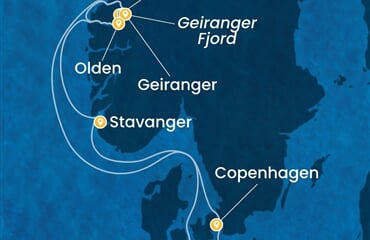 Costa Diadema - Německo, Dánsko, Norsko (z Kielu)