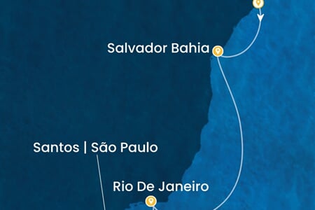 Costa Diadema - Brazílie (Maceio)