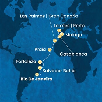 Trasa plavby CDI-RIO17A0N
