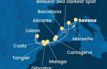 Costa Diadema - Itálie, Španělsko, Maroko, Velká Británie, Portugalsko, ... (ze Savony)