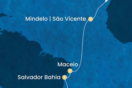 Costa Diadema - Brazílie (Santa Cruz de Tenerife)