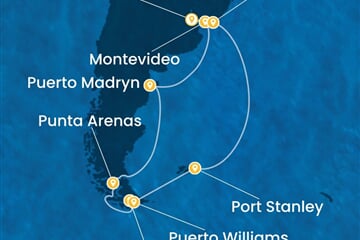 Costa Favolosa - Argentina, Uruguay, Chile (Buenos Aires)