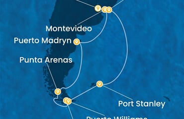 Costa Favolosa - Argentina, Uruguay, Chile (Buenos Aires)