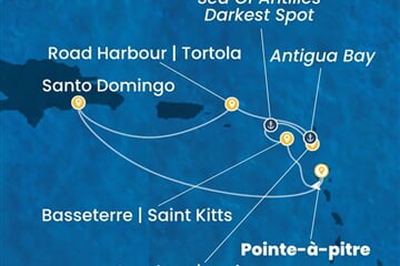 Costa Favolosa - Nizozemské Antily, Dominikán.rep. (Pointe-a-Pitre)