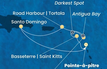 Costa Favolosa - Nizozemské Antily, Dominikán.rep. (Pointe-a-Pitre)
