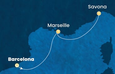 Costa Fascinosa - Španělsko, Francie, Itálie (z Barcelony)