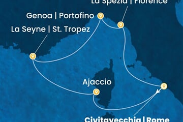 Costa Fascinosa - Francie (z Civitavecchie)