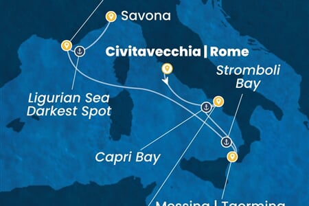 Costa Fascinosa - Itálie (z Civitavecchie)