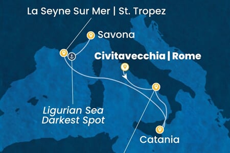 Costa Fascinosa - Itálie (z Civitavecchie)