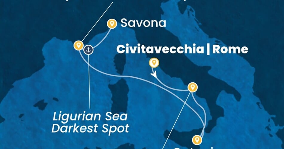 Trasa plavby CFS-CIV05A18