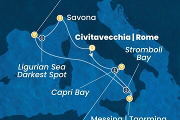 Costa Fascinosa - Itálie (z Civitavecchie)