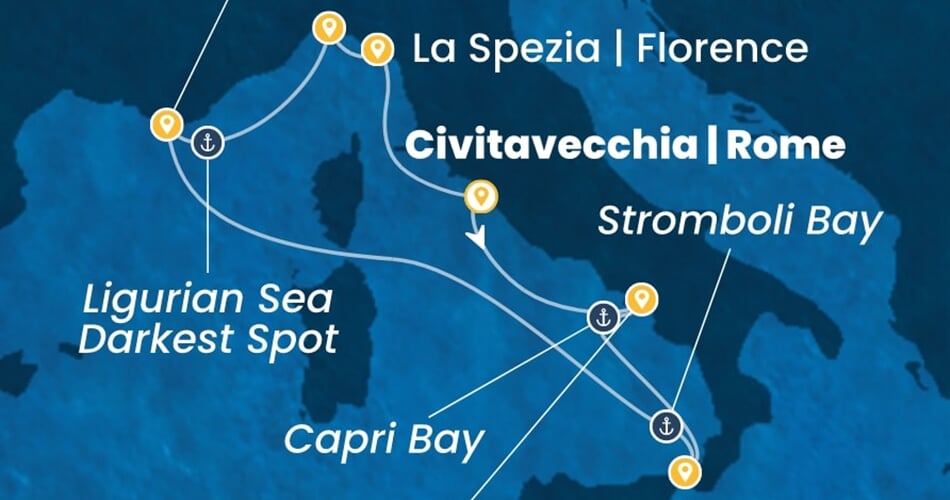 Trasa plavby CFS-CIV07AB0