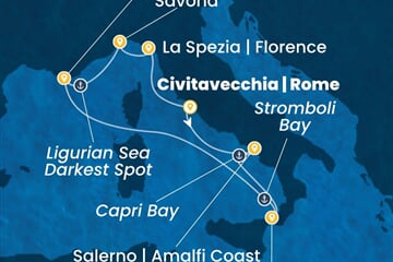 Costa Fascinosa - Itálie (z Civitavecchie)