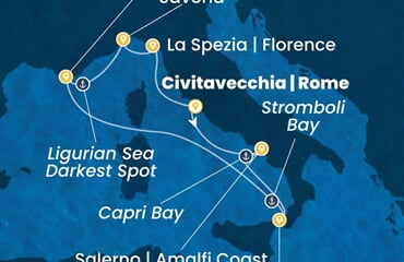 Costa Fascinosa - Itálie (z Civitavecchie)