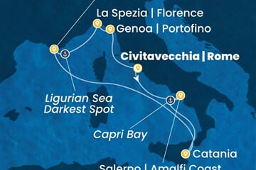 Costa Fascinosa - Itálie (z Civitavecchie)