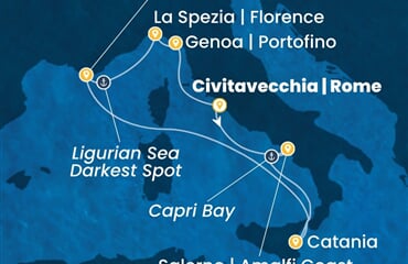 Costa Fascinosa - Itálie (z Civitavecchie)