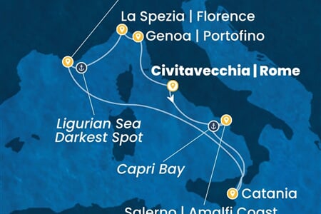 Costa Fascinosa - Itálie (z Civitavecchie)