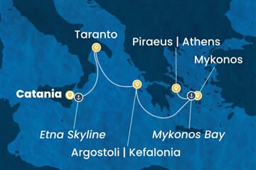 Costa Fascinosa - Itálie, Řecko (Catania)
