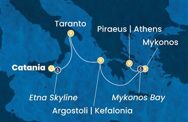 Costa Fascinosa - Itálie, Řecko (Catania)