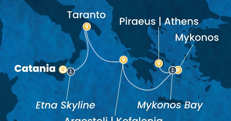 Trasa plavby CFS-CTA04A0I