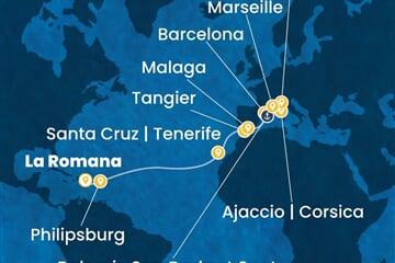 Costa Fascinosa - Dominikán.rep., Maroko, Španělsko, Francie (z La Romana)