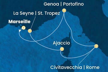 Costa Fascinosa - Francie (z Marseille)