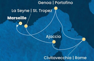 Costa Fascinosa - Francie (z Marseille)