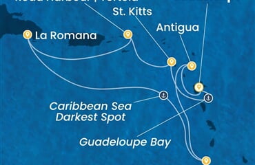 Costa Fascinosa - Nizozemské Antily, Dominikán.rep., Sv.Vincenc a Grenadiny (Pointe-a-Pitre)