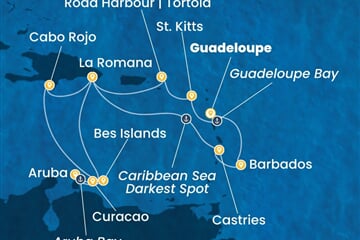 Costa Fascinosa - Nizozemské Antily, Dominikán.rep. (Pointe-a-Pitre)