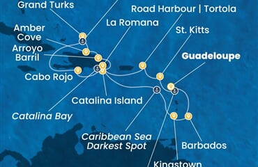 Costa Fascinosa - Nizozemské Antily, Dominikán.rep., Turks a Caicos, Sv.Vincenc a Grenadiny (Pointe-a-Pitre)