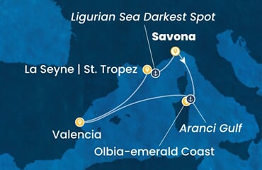 Costa Fascinosa - Itálie, Španělsko (ze Savony)