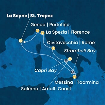 Trasa plavby CFS-YNE07A2I