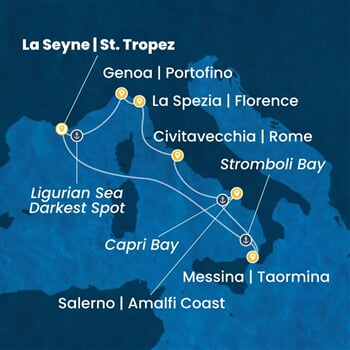Trasa plavby CFS-YNE07A2T