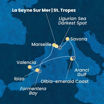 Trasa plavby CFS-YNE07A33