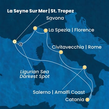 Trasa plavby CFS-YNE07A38