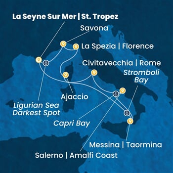 Trasa plavby CFS-YNE08A02