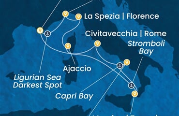 Costa Fascinosa - Itálie, Francie (Saint Tropez)