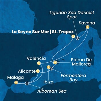 Trasa plavby CFS-YNE09A02