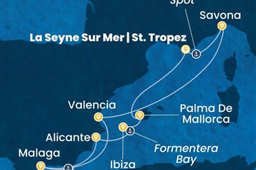 Costa Fascinosa - Itálie, Španělsko (Saint Tropez)