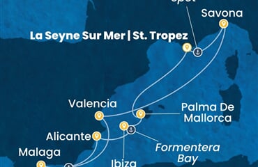 Costa Fascinosa - Itálie, Španělsko (Saint Tropez)