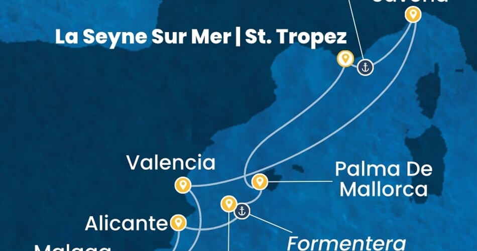 Trasa plavby CFS-YNE09A02