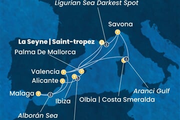 Costa Fascinosa - Itálie, Španělsko (Saint Tropez)