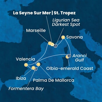 Trasa plavby CFS-YNE07A2X