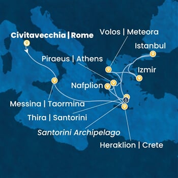 Trasa plavby CPA-CIV11A0P